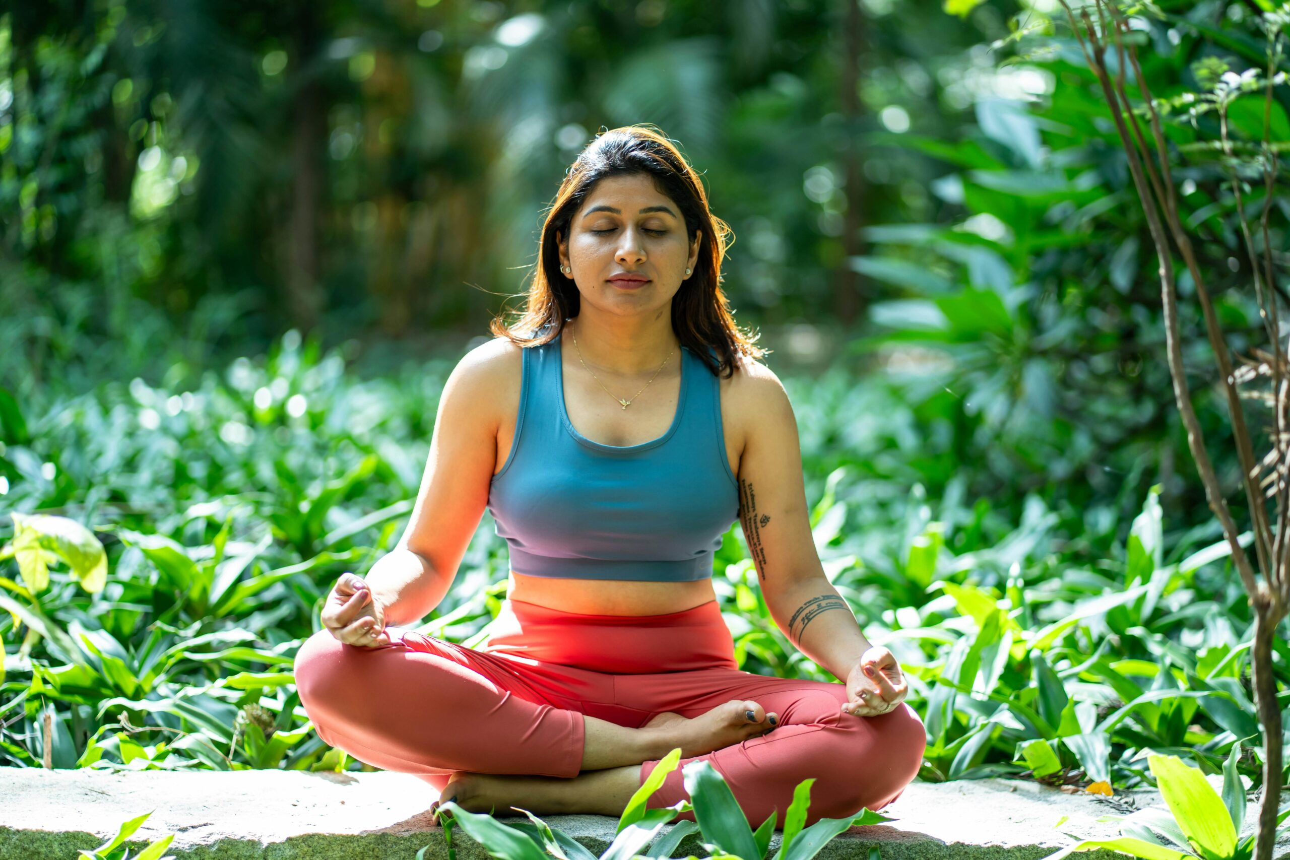 serene garden meditation