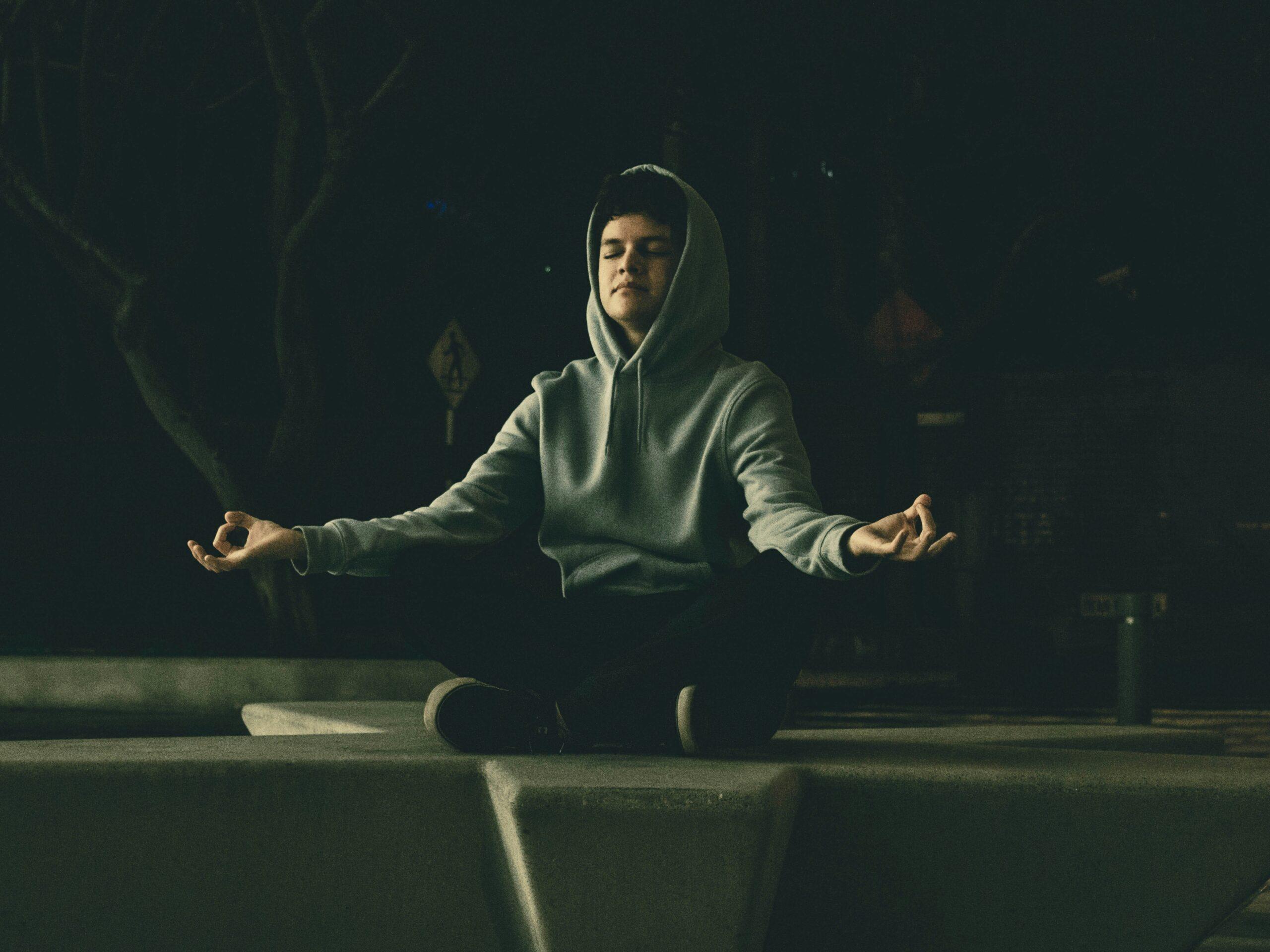 Screenshot of Buddhify app interface displaying various activity-based meditation options.